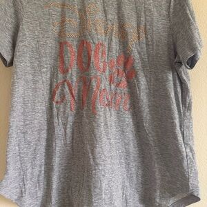 Disney Gray T-Shirt with Pink Accents